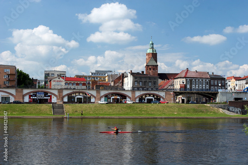 Gorzow Wielkopolski (Gorzów Wielkopolki) and the Warta River, Poland
