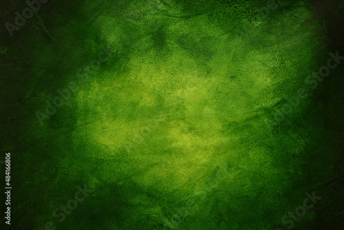 Ręcznie malowane zielone tło. Odcienie zieleni w kompozycji dla tła. tekstura dla tła. 