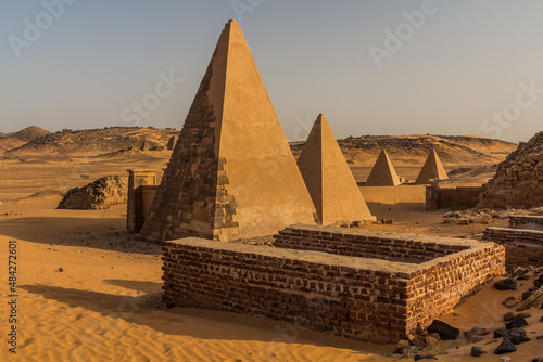 Pyramids of Meroe in Sudan
