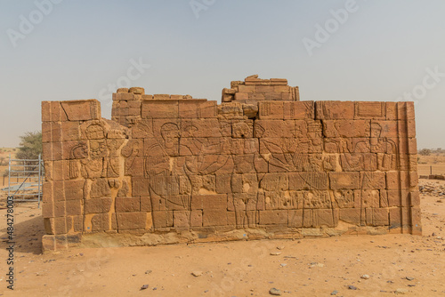 Temple of Apedemak (Lion Temple) ruins in Naqa, Sudan