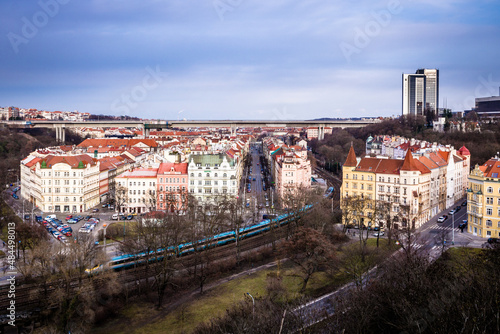 Panorama czeskiej Pragi