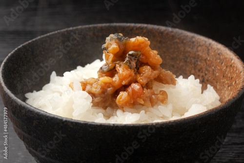 金山寺味噌とご飯