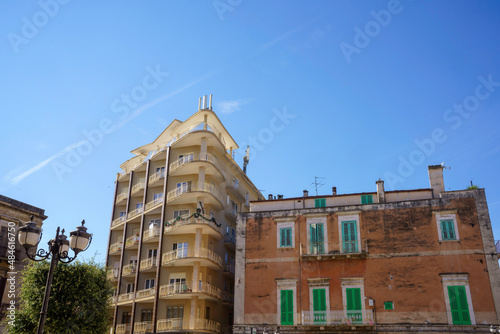 Corato, Apulia, Italy: modern and old buildings