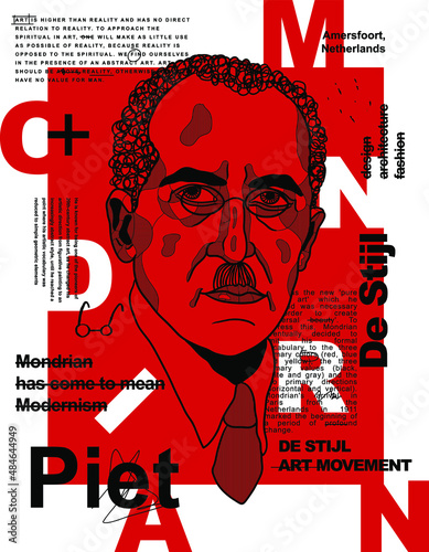 Piet Mondrian. The international typographic Swiss Style. Infographics. The Bauhaus.