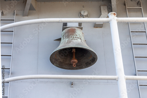 USS Alabama Ship Bell