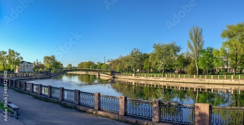 Ingul river embankment in Kropyvnytskyi, Ukraine