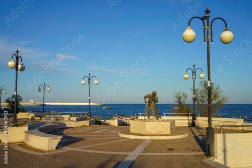 Coast of Manfredonia, Apulia, italy