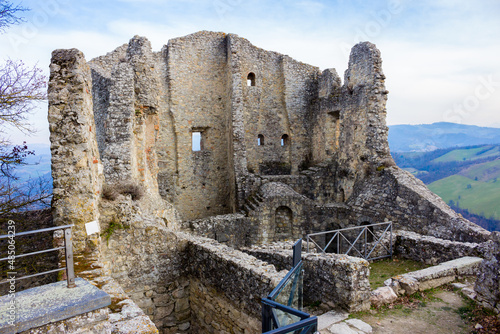 paths matildici castle of canossa and rossena medieval ruins matilda di canossa reggio emilia