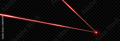 Vector laser beams png. Red laser beams on an isolated transparent background. Laser security system, protection. Red laser png. PNG.