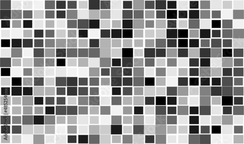Random mosaic square tiles seamless, repeatable cubism pattern, texture and backdrop