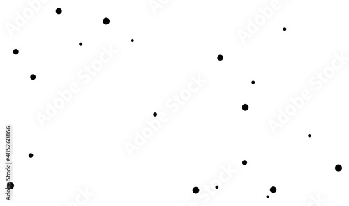 Random dots, circles. Dotted, speckles pattern. Pointillist, pointillism background. Stipple, stippling texture