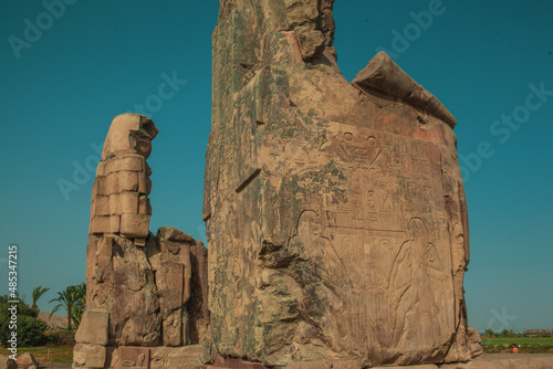 Amenhotep III Colossi of Memnon, Luxor - the royal city in Egypt