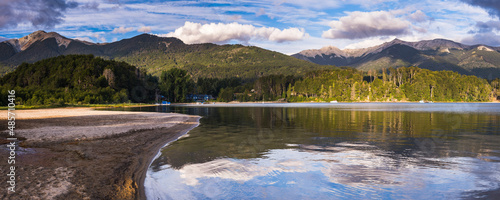 Nahuel Huapi Lake (Lago Nahuel Huapi), Las Balsas Bay, Villa la Angostura, Neuquen, Patagonia, Argentina, South America