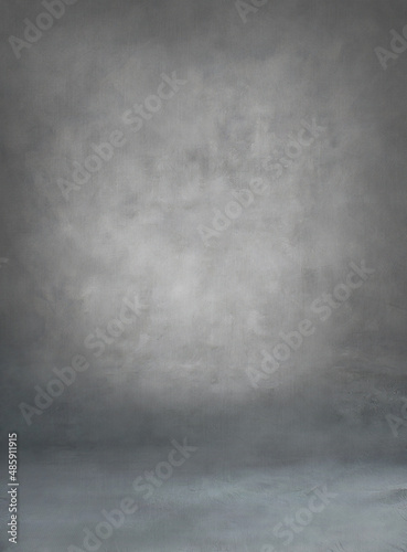 Grey Background Studio Portrait Backdrops Photo 4K