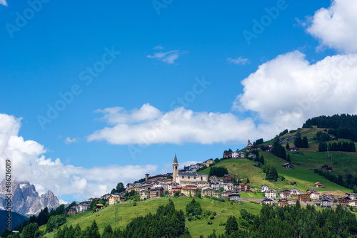 the small town of Dosoledo in the heart of the upper Comelico in the province of Belluno nestled in the mountains of the Dolomites