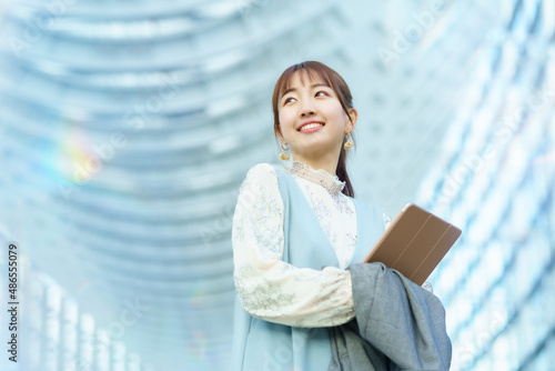 若い女性のポートレート