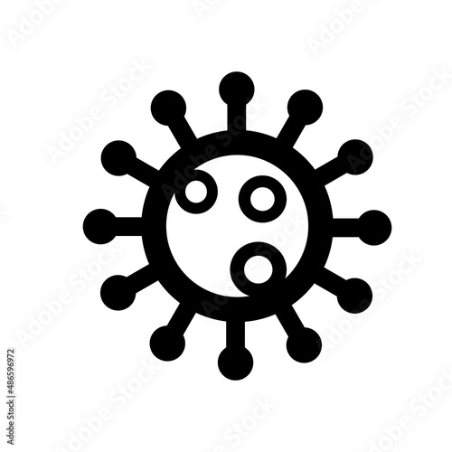 COVID-19 ikona, wirus, bakteria