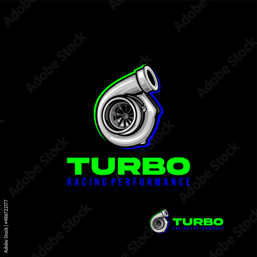 Turbo Performance Logo Vector