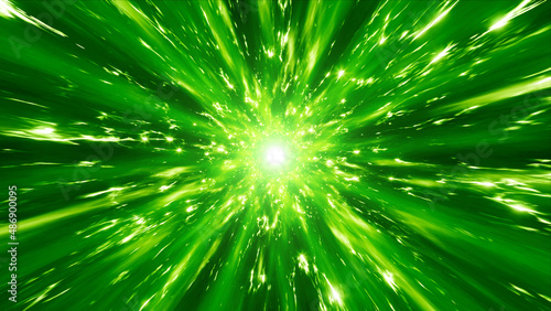 Green electrical energy power burst effect