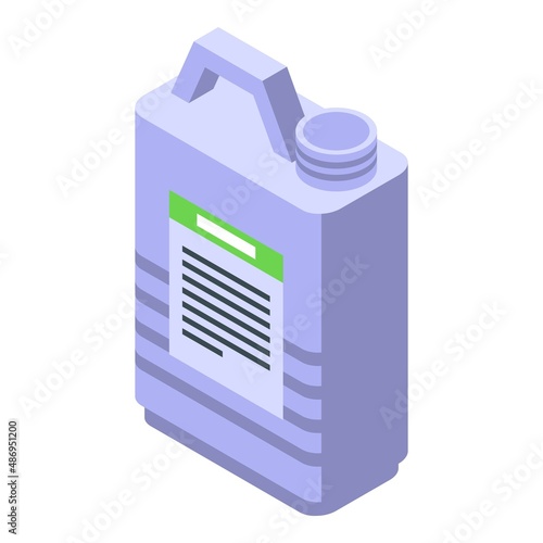 Chemical control icon isometric vector. Pest spray. House service