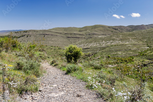 Enciso dinosaur tracks route, La Rioja, Spain.