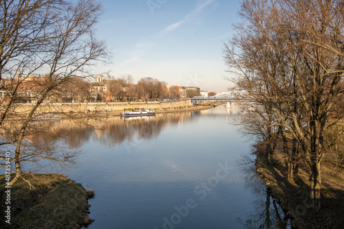 the mouth of the Wilga river to the Vistula in Krakow