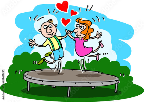 trampolina miłości