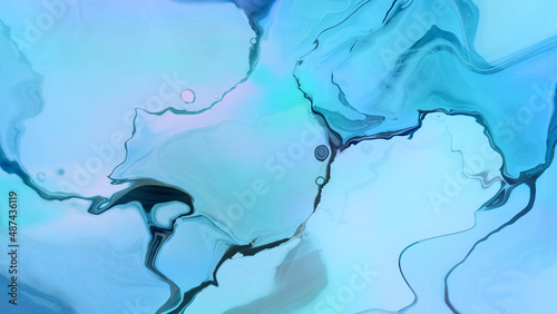 Mother-of-pearl ether digital art background