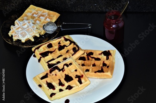 homemade sweet waffles