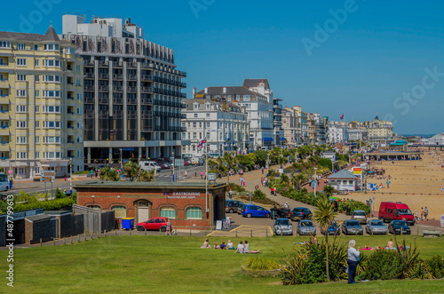 Eastbourne seaside holiday resort east sussex england uk.