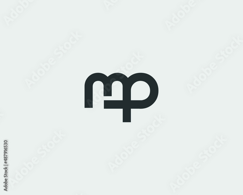 MP Letter Logo Design