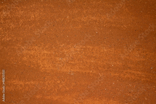 Saibro do chão da quadra de tenis, Saibro alaranjado, solo da quadra de tênis, para jogar tênis