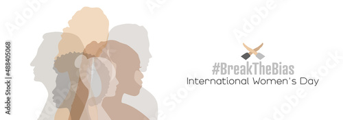 International Women's Day banner. #BreakTheBias