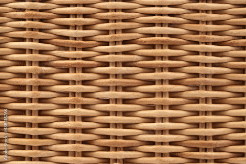 a fragment of a basket made of willow twigs or garden furniture, texture