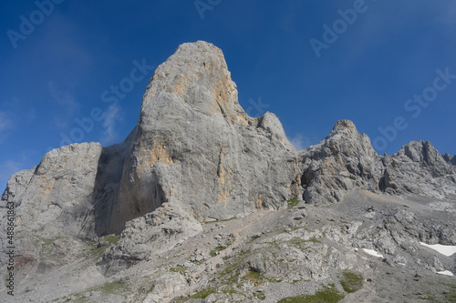 Naranjo de Bulnes (Picu Uriellu) in the Picos de Europa National Park, Asturia, Spain