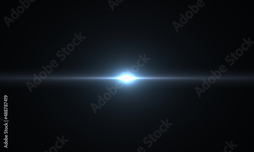 Lens Flare light over background. Easy to add overlay or screen filter over photos