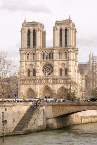Notre-Dame de Paris over the Seine, France