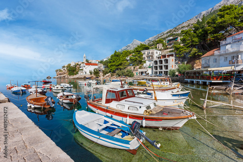 Omish Riviera. Pisak is a small tourist village located on the Omish Riviera. Dalmatia, Croatia