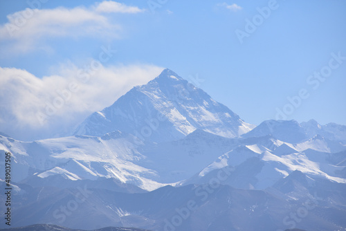 Views of Mount Everest and the Himalayas in Tibet