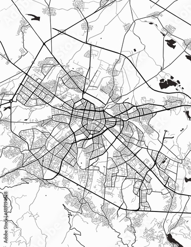 Sofia Bulgaria City Map