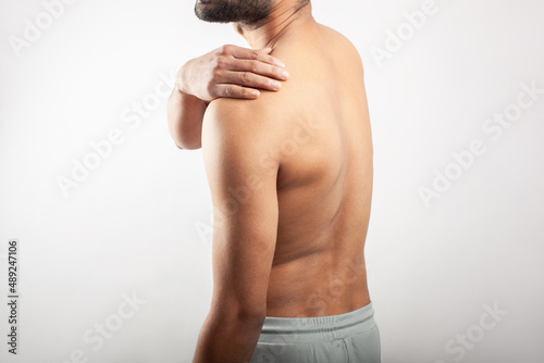 trapezius muscle soreness, shoulder joint injury