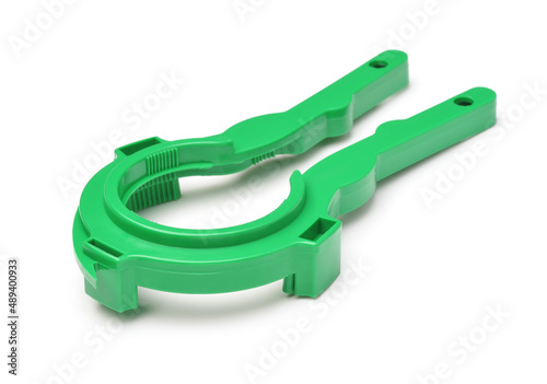 Green plastic jar lid opener