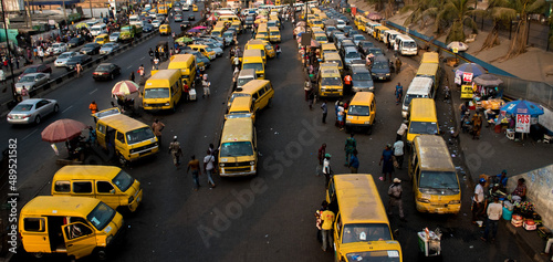 Lagos city traffic