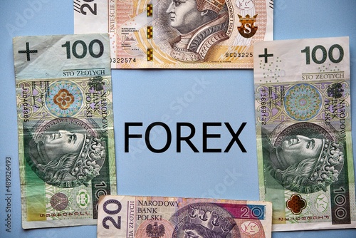FOREX ,napis, rynek walutowy 