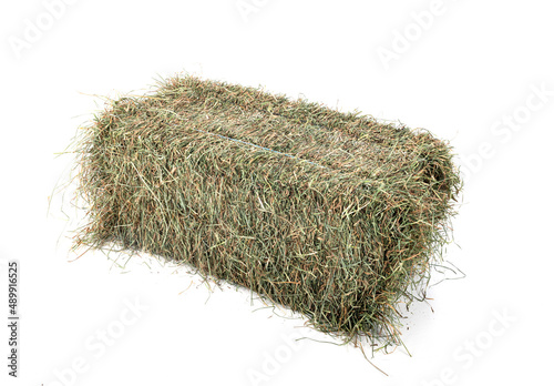 hay bale in studio