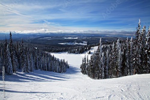 Big White Ski Resort of Kelowna in British Columbia, Canada