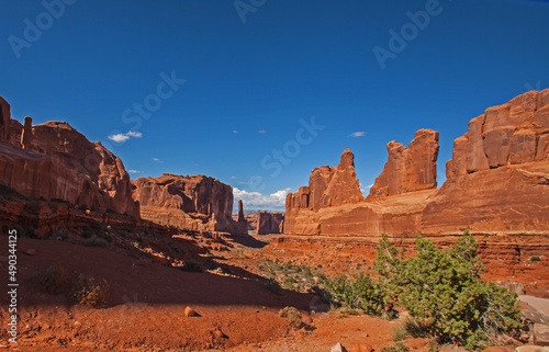 Park Avenue Formation in Arches National Park. Utah 1748