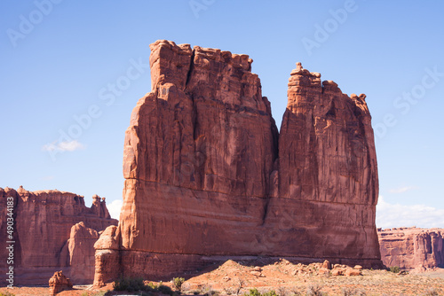 The Courthouse formation in Arches National Park Utah 1759