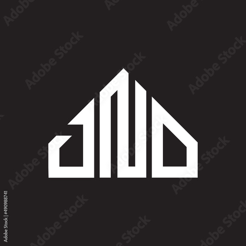 DNO letter logo design on black background. DNO creative initials letter logo concept. DNO letter design.