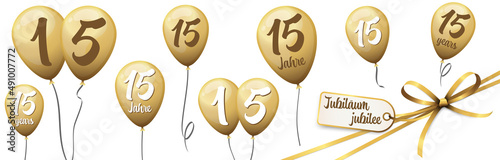 jubilee balloons 15 years